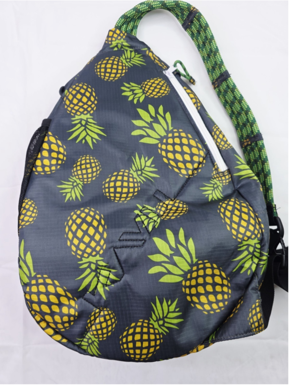 KAVU Outdoor Wear PINEAPPLE Rope SHOULDER Sling BAG Tote HIKING BACKPACK - Picture 4 of 5